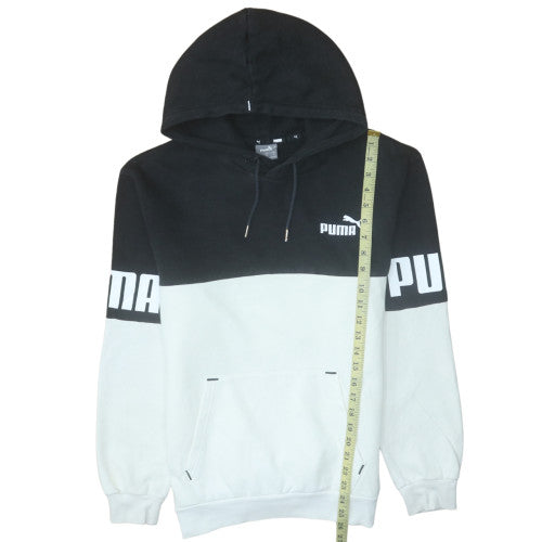 Mens UK Size L Puma Black Pullover Hoodie