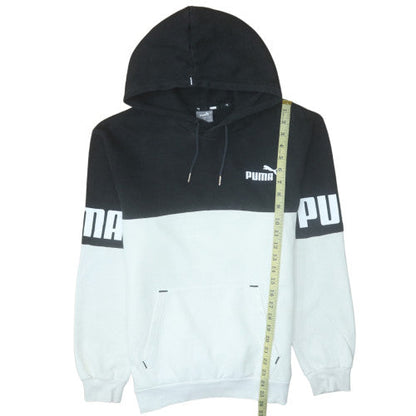Mens UK Size L Puma Black Pullover Hoodie