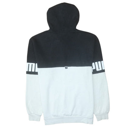 Mens UK Size L Puma Black Pullover Hoodie