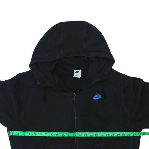 Mens UK Size M Nike Black Full Zip Hoodie