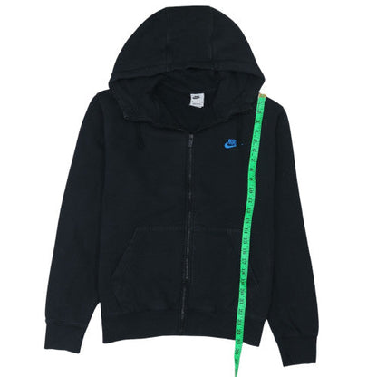Mens UK Size M Nike Black Full Zip Hoodie