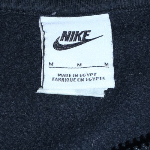 Mens UK Size M Nike Black Full Zip Hoodie