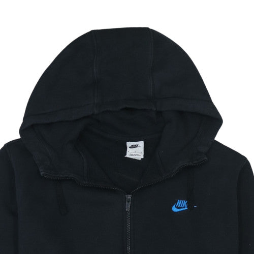 Mens UK Size M Nike Black Full Zip Hoodie
