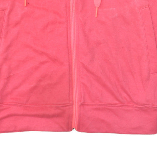 Womens UK Size 12 Adidas Pink Full Zip Hoodie