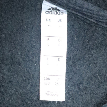 Mens UK Size L Adidas Black Pullover Hoodie