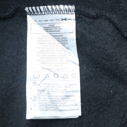 Mens UK Size L Adidas Black Pullover Hoodie