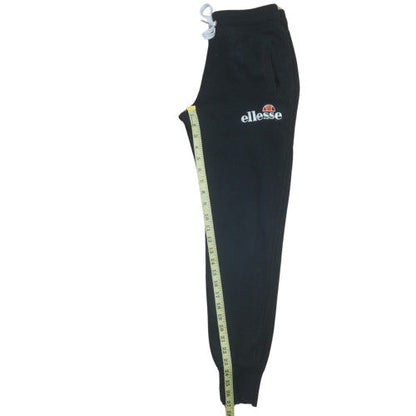 Ellesse Womens Black UK 8 Jogger Sweatpants Cotton Blend Casual