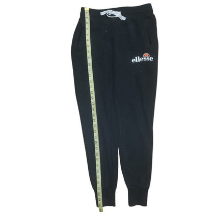 Ellesse Womens Black UK 8 Jogger Sweatpants Cotton Blend Casual