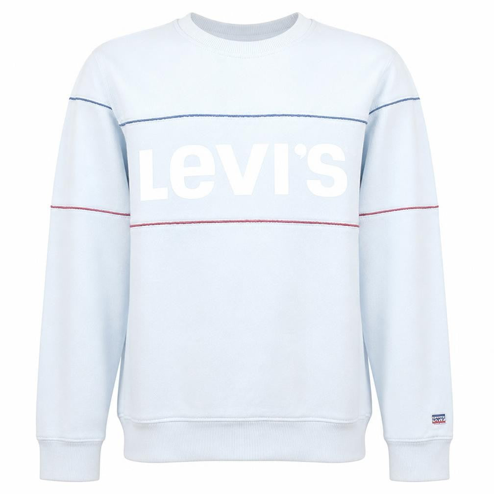 Mens UK Size M Levi's White Pullover Sweatshirt