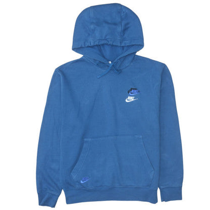 Mens UK Size S Nike Blue Pullover Hoodie