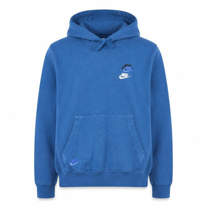 Mens UK Size S Nike Blue Pullover Hoodie