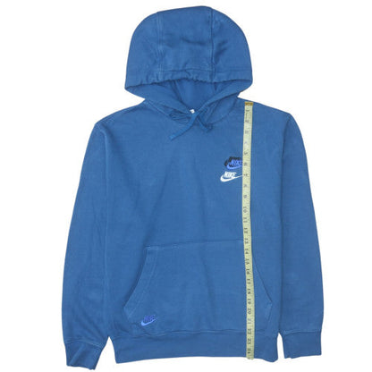 Mens UK Size S Nike Blue Pullover Hoodie