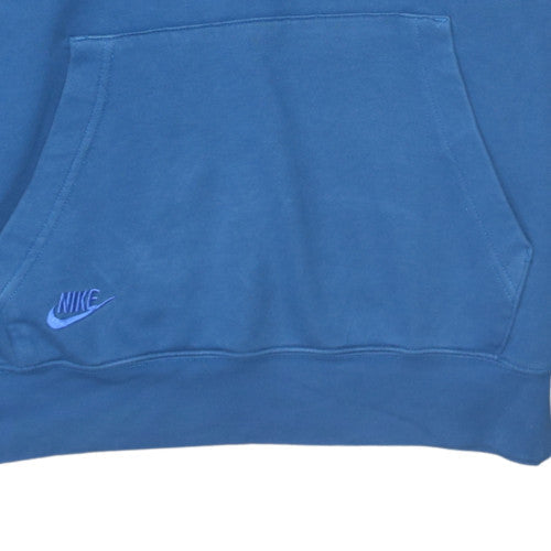 Mens UK Size S Nike Blue Pullover Hoodie