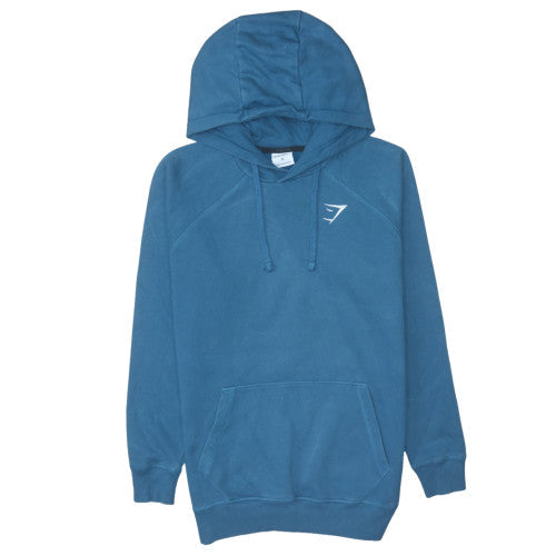Mens UK Size XS Gymshark Blue Pullover Hoodie