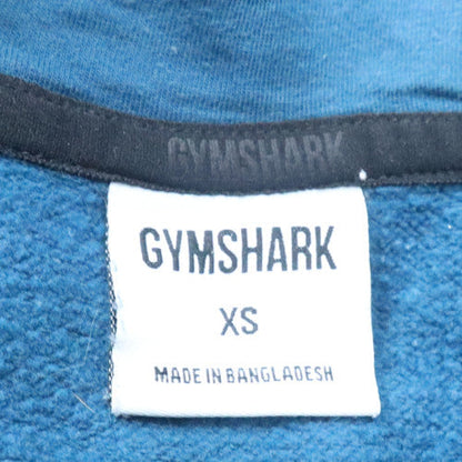 Mens UK Size XS Gymshark Blue Pullover Hoodie