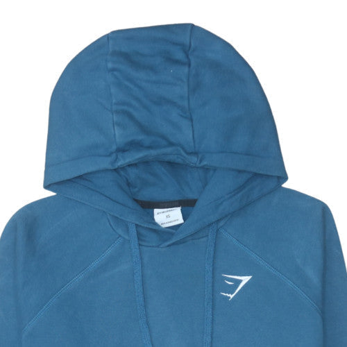 Mens UK Size XS Gymshark Blue Pullover Hoodie