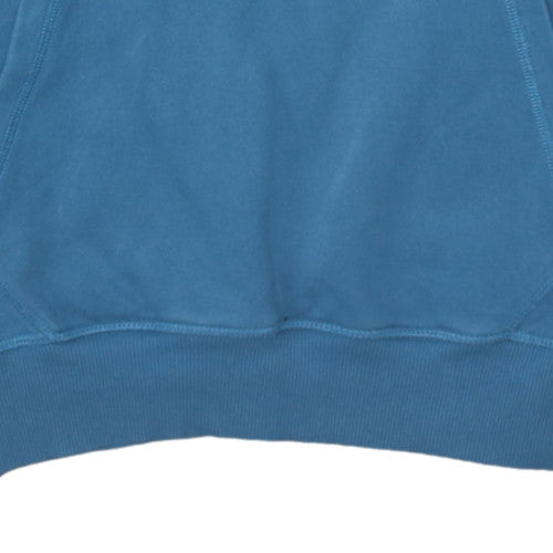 Mens UK Size XS Gymshark Blue Pullover Hoodie