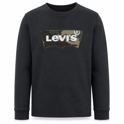 Mens UK Size L Levi's Black Pullover Sweatshirt