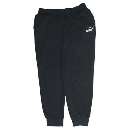 Puma Men’s Black Jogger Sweatpants M Regular Fit Casual Tapered