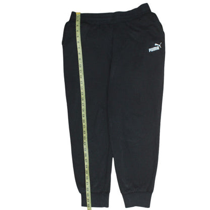 Puma Men’s Black Jogger Sweatpants M Regular Fit Casual Tapered