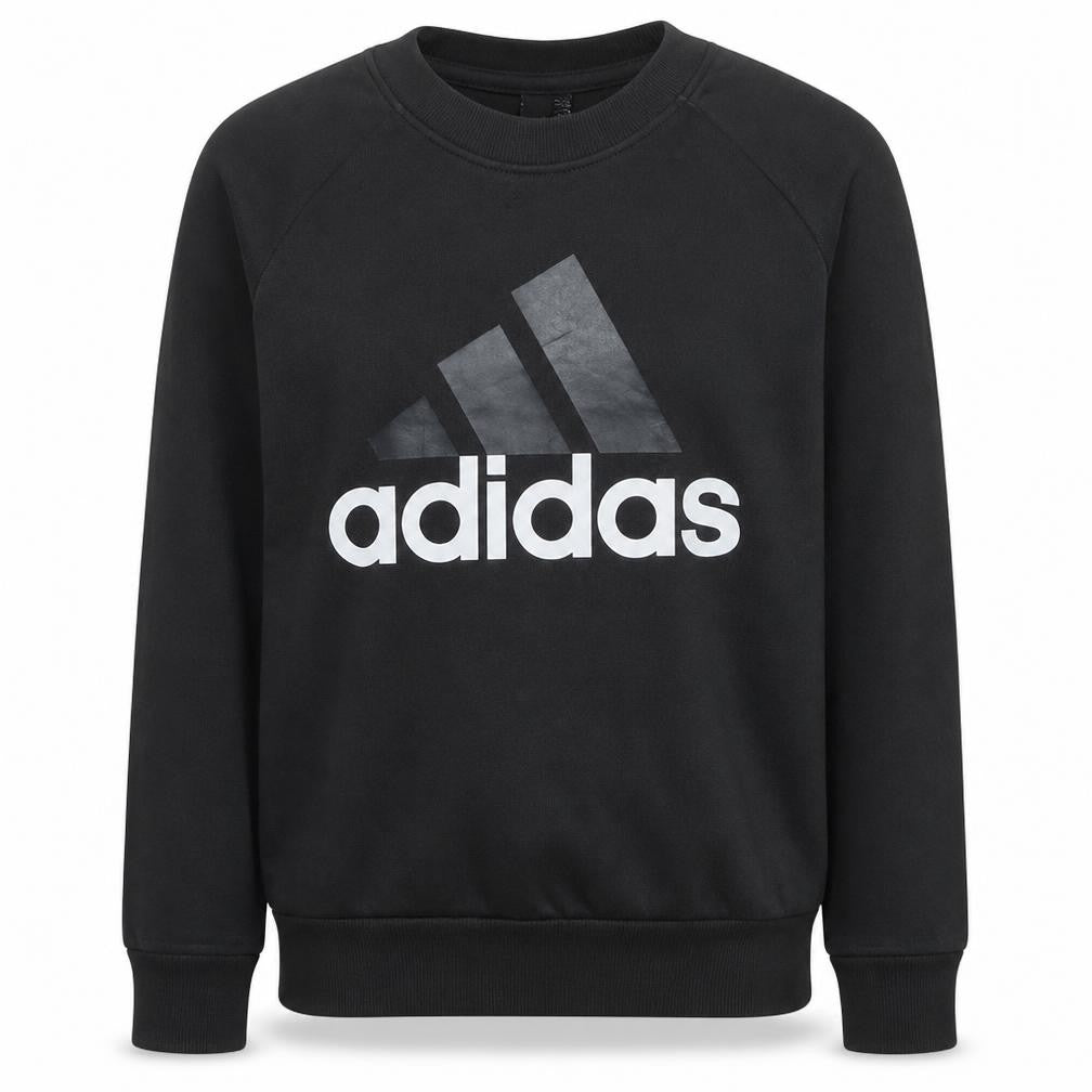 Womens UK Size M Adidas Black Pullover Sweatshirt