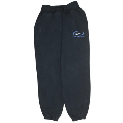 Nike Women Black XS Cotton Jogger Sweatpants Elastic Waist Sportswear