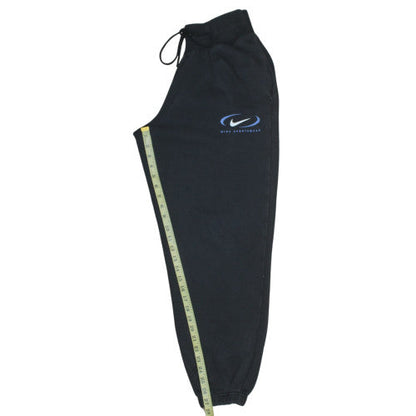 Nike Women Black XS Cotton Jogger Sweatpants Elastic Waist Sportswear