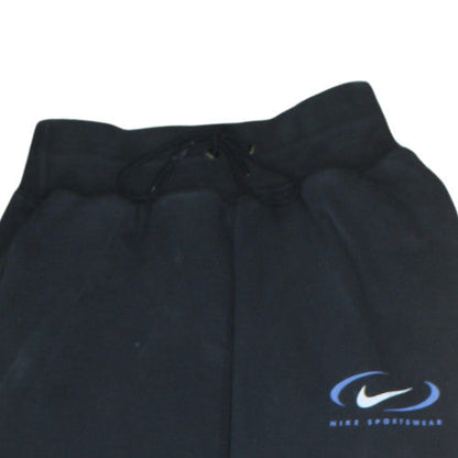 Nike Women Black XS Cotton Jogger Sweatpants Elastic Waist Sportswear