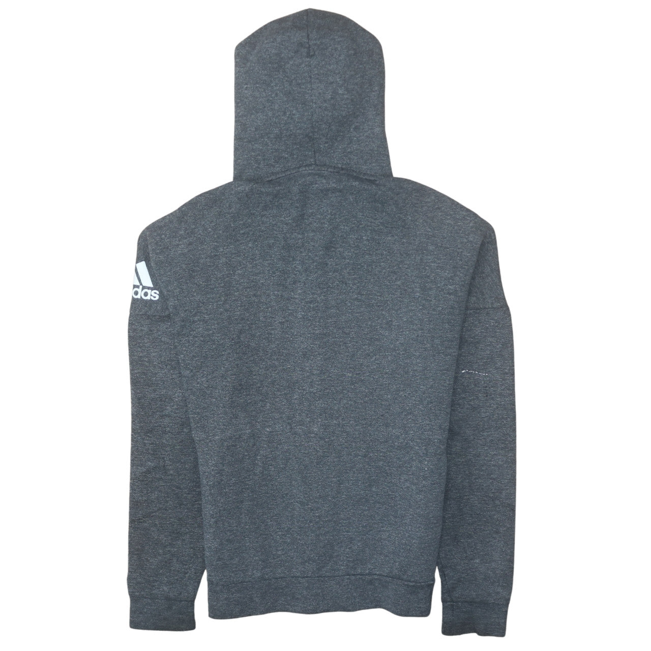 Mens UK Size S Adidas Grey Full Zip Hoodie