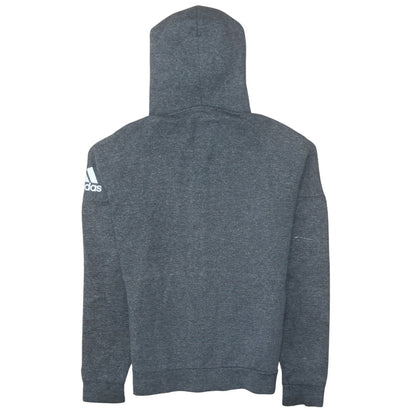 Mens UK Size S Adidas Grey Full Zip Hoodie