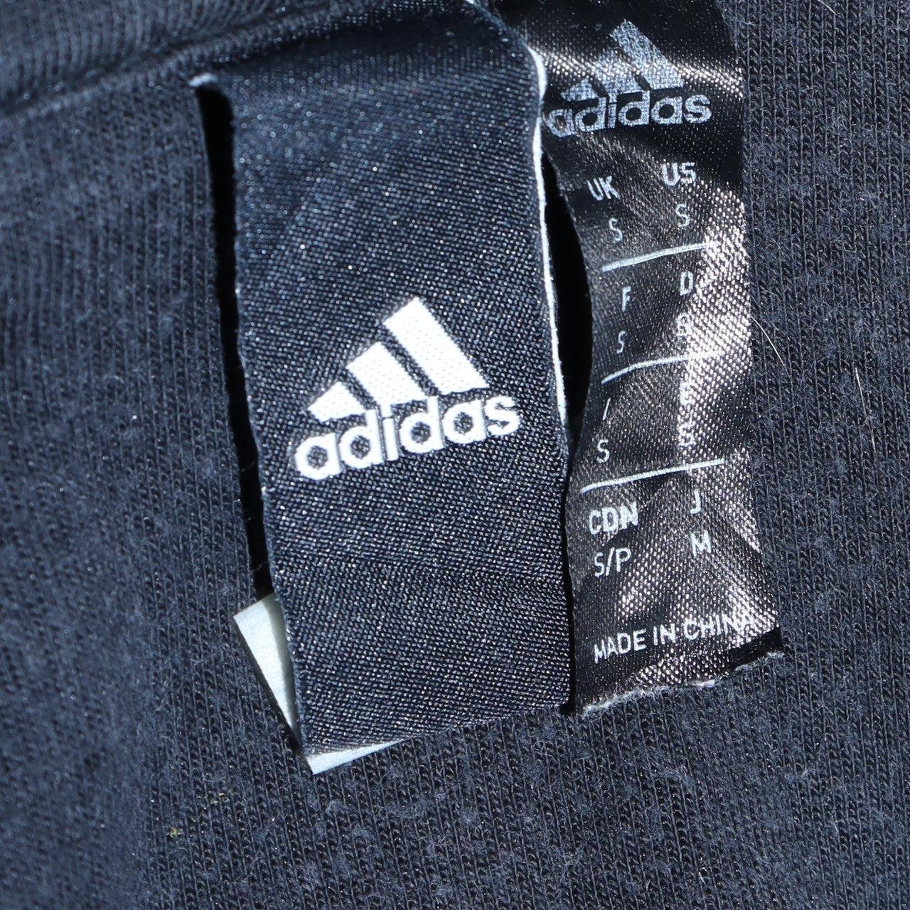Mens UK Size S Adidas Grey Full Zip Hoodie