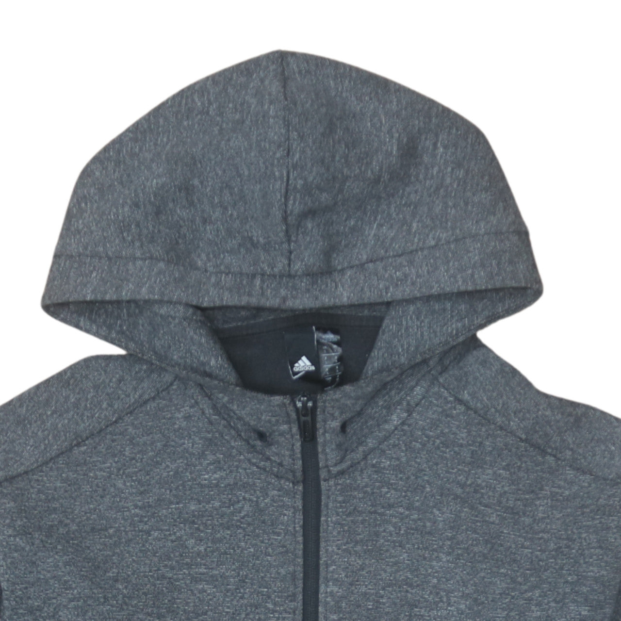 Mens UK Size S Adidas Grey Full Zip Hoodie