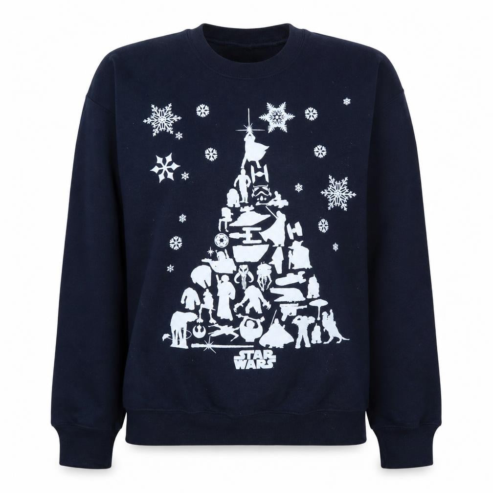 Womens UK Size M Star Wars Blue Pullover Sweatshirt