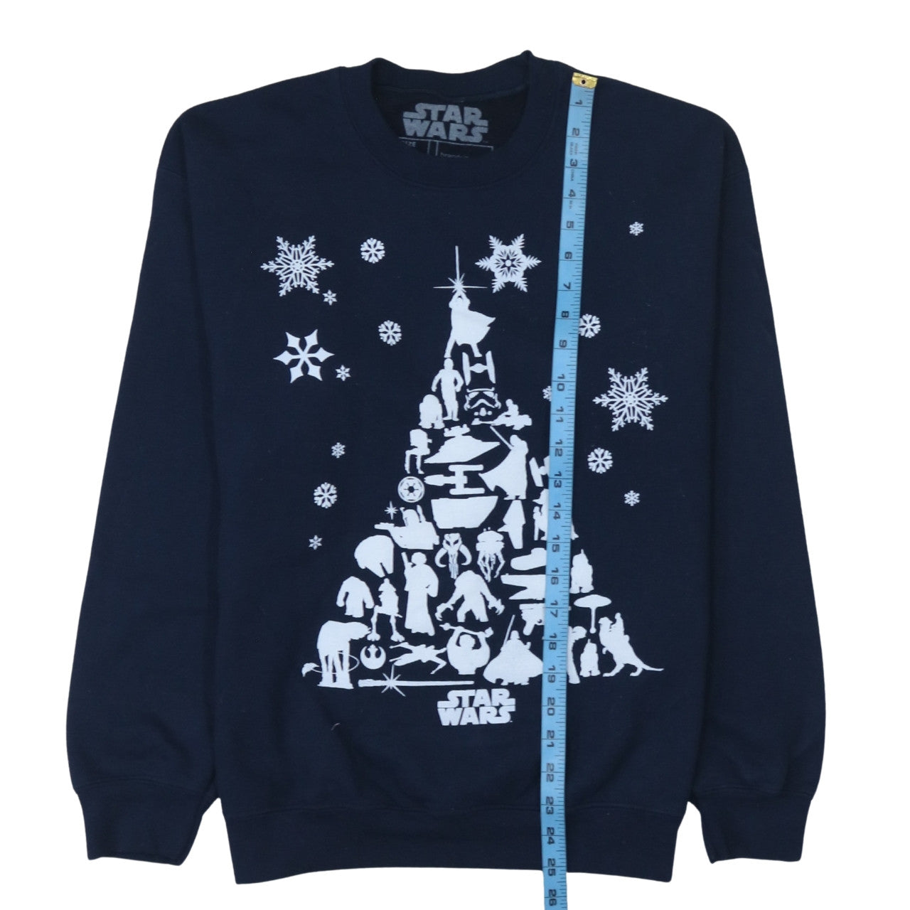 Womens UK Size M Star Wars Blue Pullover Sweatshirt