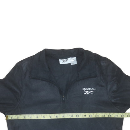 Womens UK Size 10 Reebok Black Pullover Sweatshirt