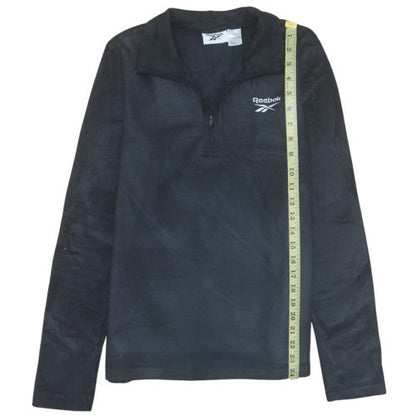 Womens UK Size 10 Reebok Black Pullover Sweatshirt