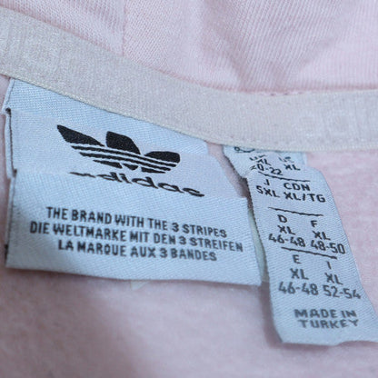 Womens UK Size XL Adidas Pink Pullover Hoodie