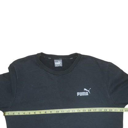 Mens UK Size M Puma Black Pullover Sweatshirt