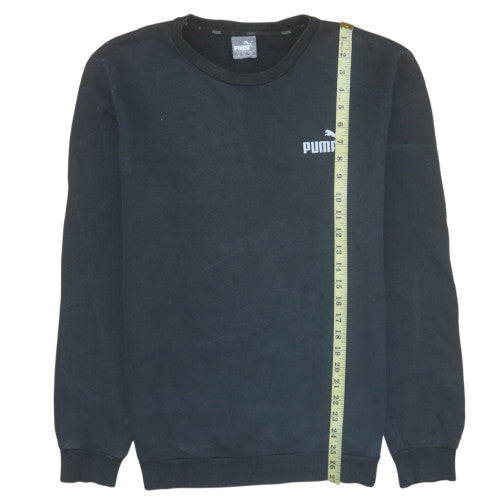 Mens UK Size M Puma Black Pullover Sweatshirt