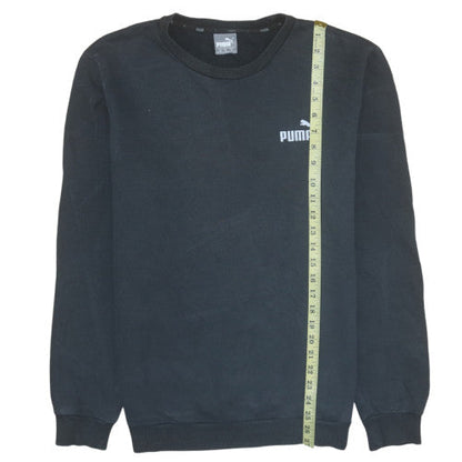Mens UK Size M Puma Black Pullover Sweatshirt
