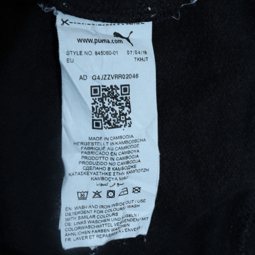 Mens UK Size M Puma Black Pullover Sweatshirt