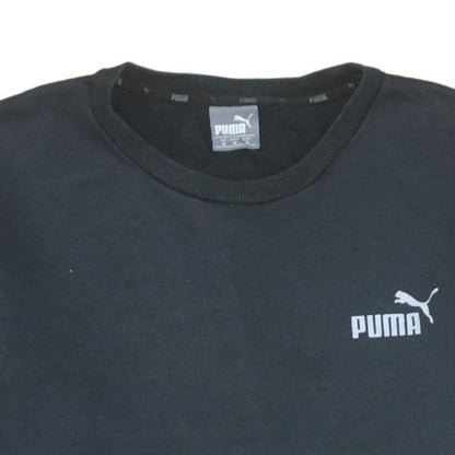 Mens UK Size M Puma Black Pullover Sweatshirt