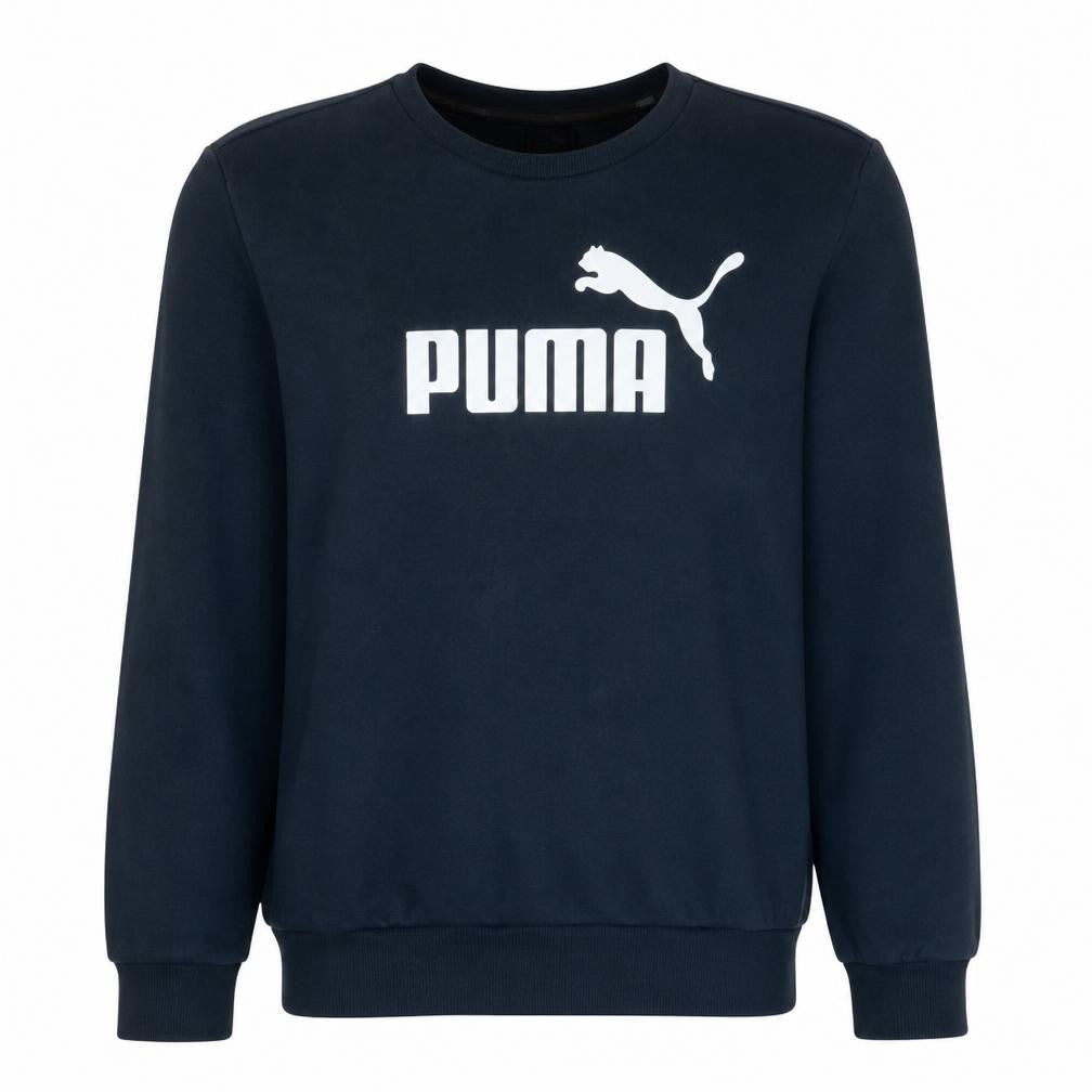 Mens UK Size L Puma Black Pullover Sweatshirt