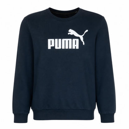 Mens UK Size L Puma Black Pullover Sweatshirt