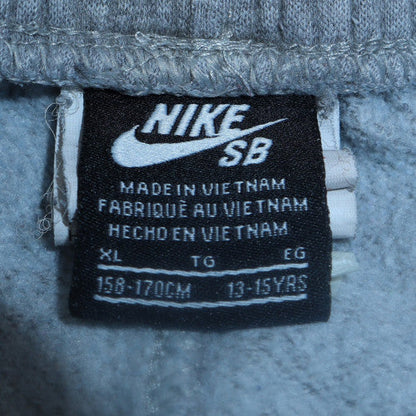 Nike Girls Grey Jogger Sweatpants XL Fleece Lined Sportswear