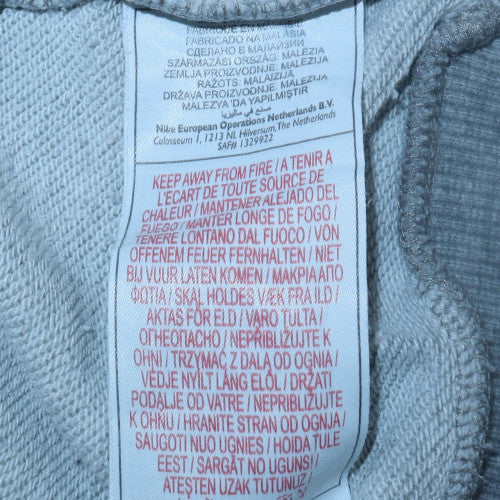 Womens UK Size M Nike Grey Full Zip Hoodie
