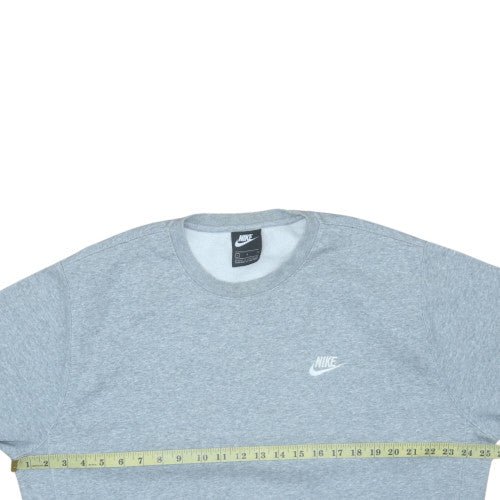 Mens UK Size L Nike Grey Pullover Sweatshirt