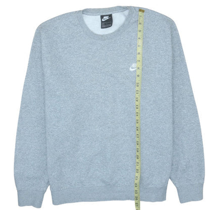 Mens UK Size L Nike Grey Pullover Sweatshirt