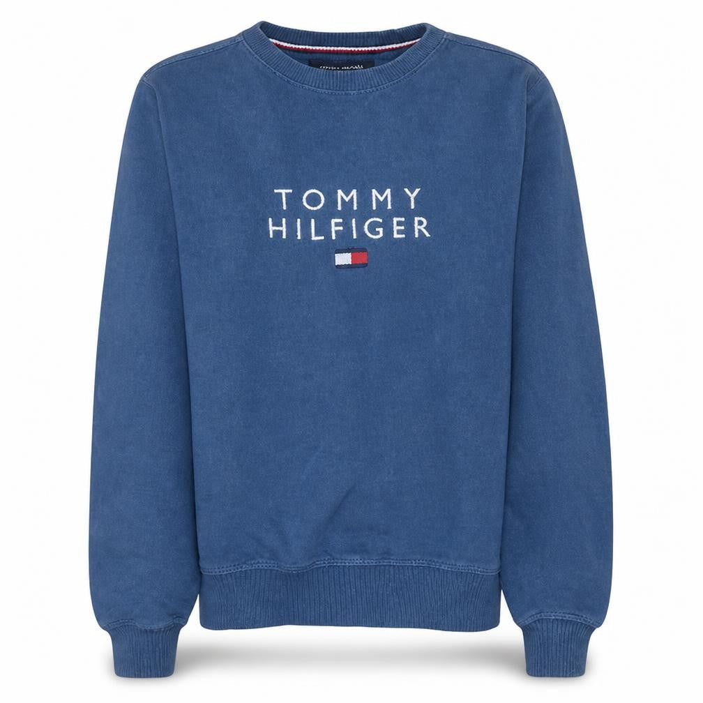 Womens UK Size XS Tommy Hilfiger Blue Pullover Sweatshirt