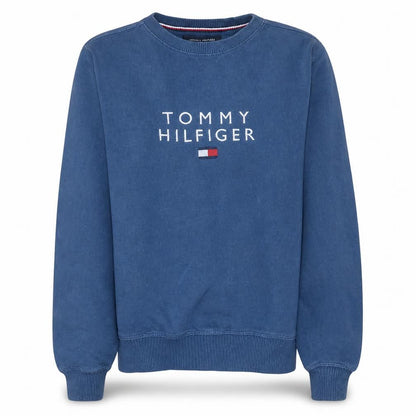 Womens UK Size XS Tommy Hilfiger Blue Pullover Sweatshirt